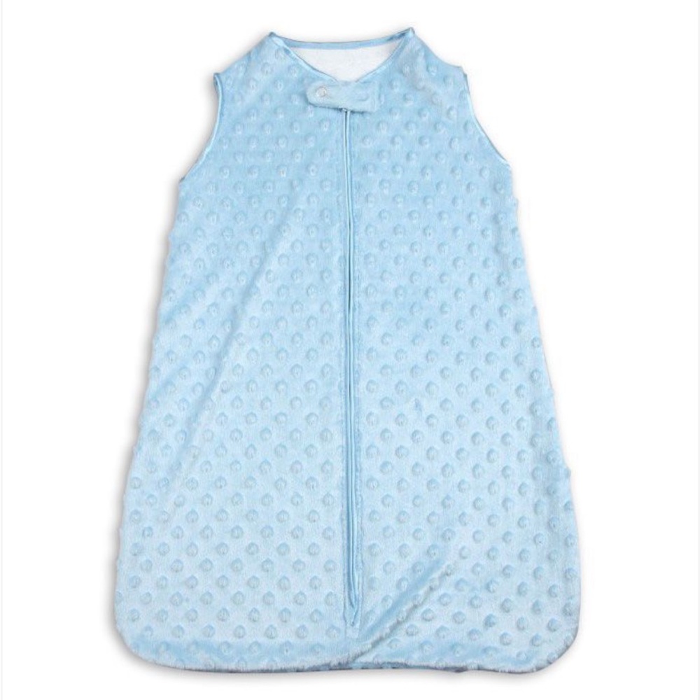 My blankee minky dot sleep sack